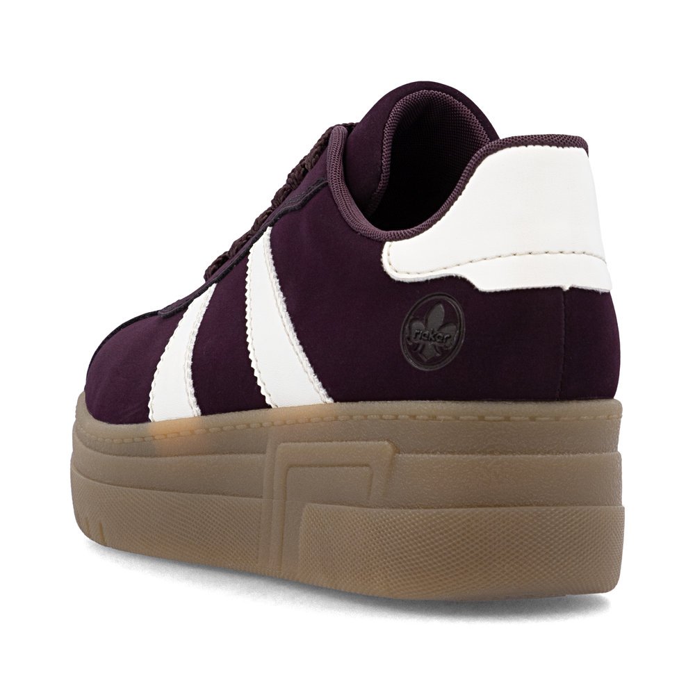 Rieker M7601-30 Women's Anatomic Leather Sneaker Burgundy Rieker M7601-30 Women's Anatomic Leather Sneaker Burgundy