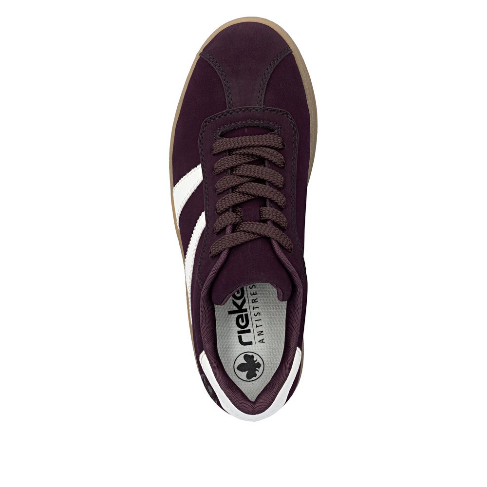 Rieker M7601-30 Women's Anatomic Leather Sneaker Burgundy Rieker M7601-30 Women's Anatomic Leather Sneaker Burgundy