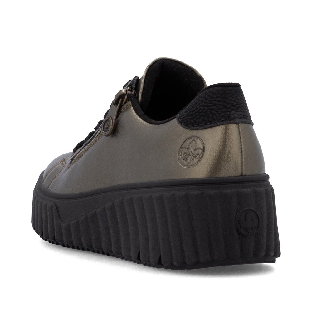 Rieker N2501-90 Women's Anatomic Leather Sneaker Bronze Rieker N2501-90 Women's Anatomic Leather Sneaker Bronze
