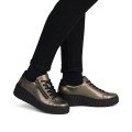 Rieker N2501-90 Women's Anatomic Leather Sneaker Bronze Rieker N2501-90 Women's Anatomic Leather Sneaker Bronze