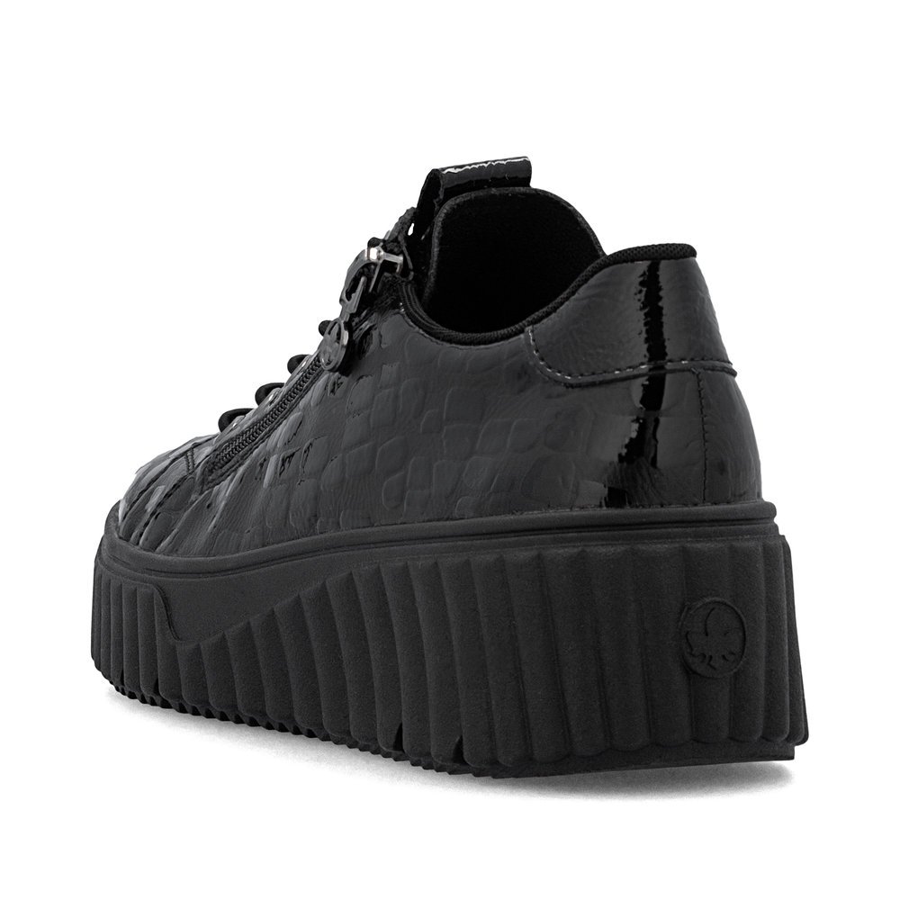 Rieker N2555-00 Women's Anatomic Leather Sneaker Black Rieker N2555-00 Women's Anatomic Leather Sneaker Black