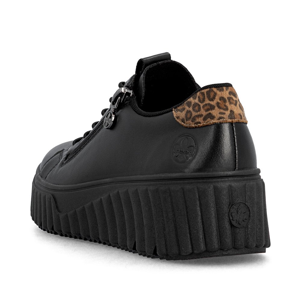 Rieker N2555-01 Women's Anatomic Leather Sneaker Black Rieker N2555-01 Women's Anatomic Leather Sneaker Black
