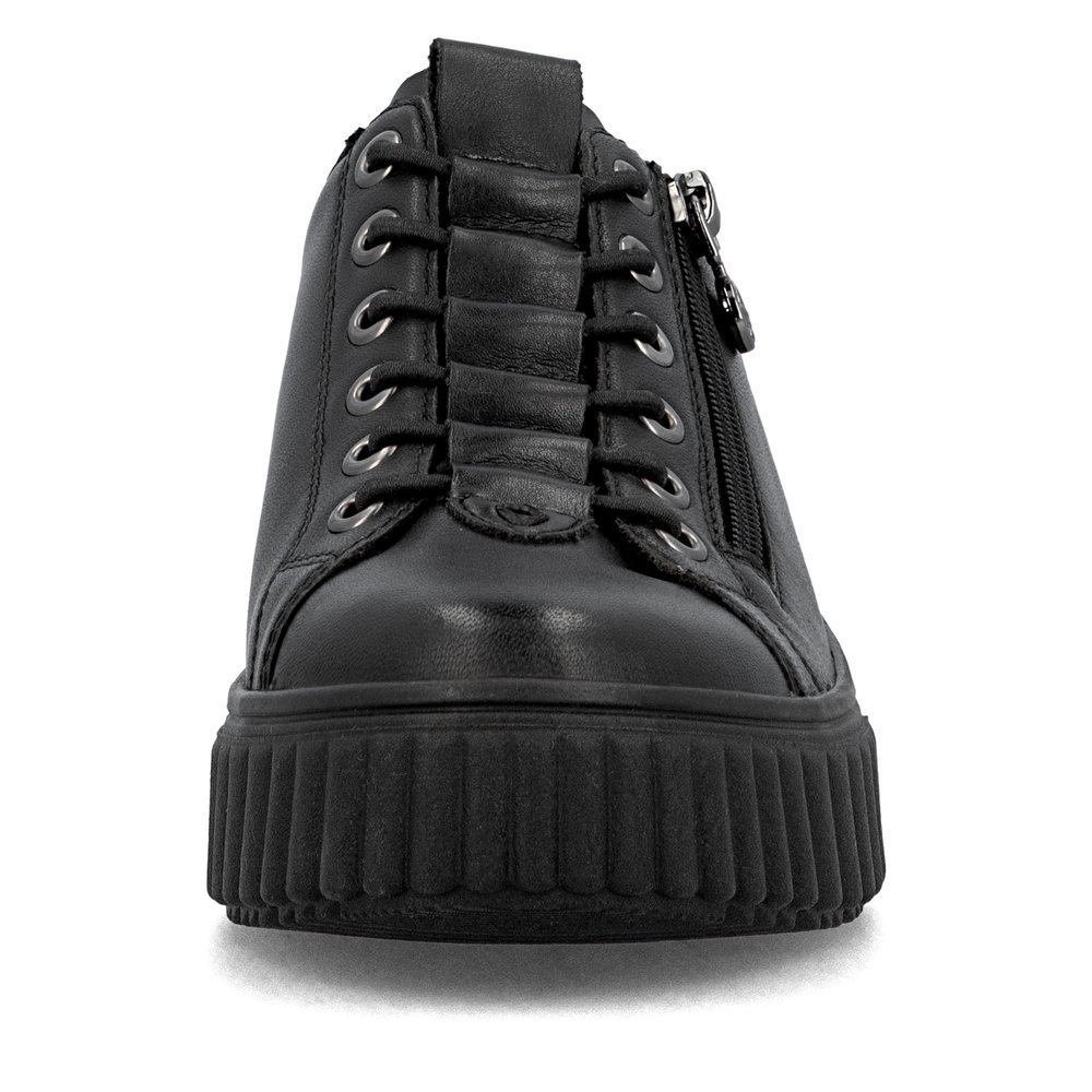 Rieker N2555-01 Women's Anatomic Leather Sneaker Black Rieker N2555-01 Women's Anatomic Leather Sneaker Black