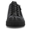 Rieker N2555-01 Women's Anatomic Leather Sneaker Black Rieker N2555-01 Women's Anatomic Leather Sneaker Black