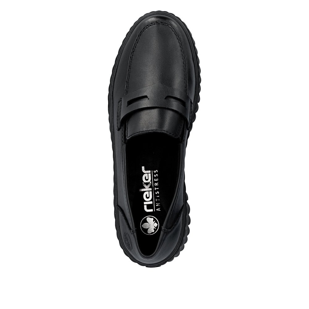 Rieker N2562-00 Anatomic Leather Moccasin Black Rieker N2562-00 Anatomic Leather Moccasin Black