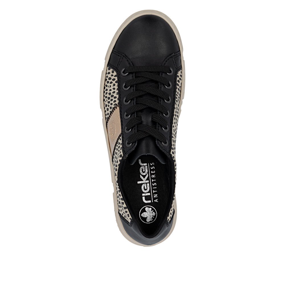 Rieker N5910-62 Women's Anatomic Leather Sneaker Black Rieker N5910-62 Women's Anatomic Leather Sneaker Black