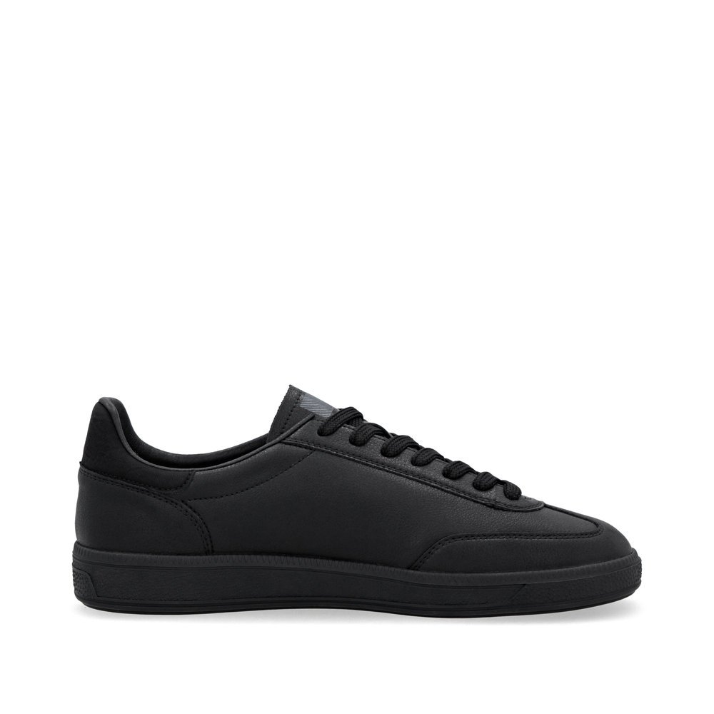 Rieker U2200-02 Men's Leather Sneaker Black