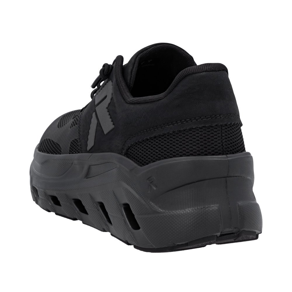 Rieker U3500-01 Anatomic Leather Sneaker Black