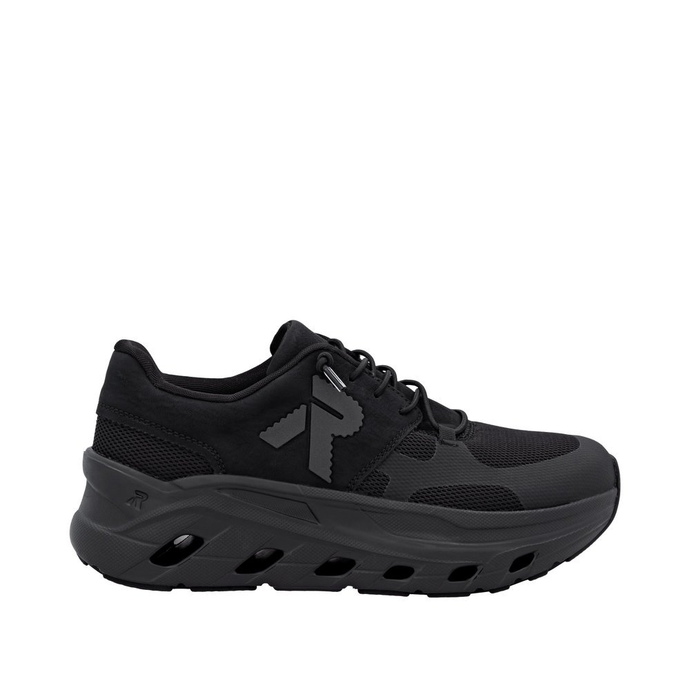 Rieker U3500-01 Anatomic Leather Sneaker Black