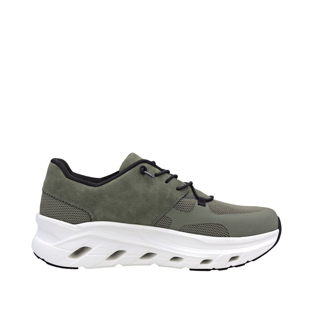 Rieker U3500-54 Anatomic Leather Sneaker Khaki