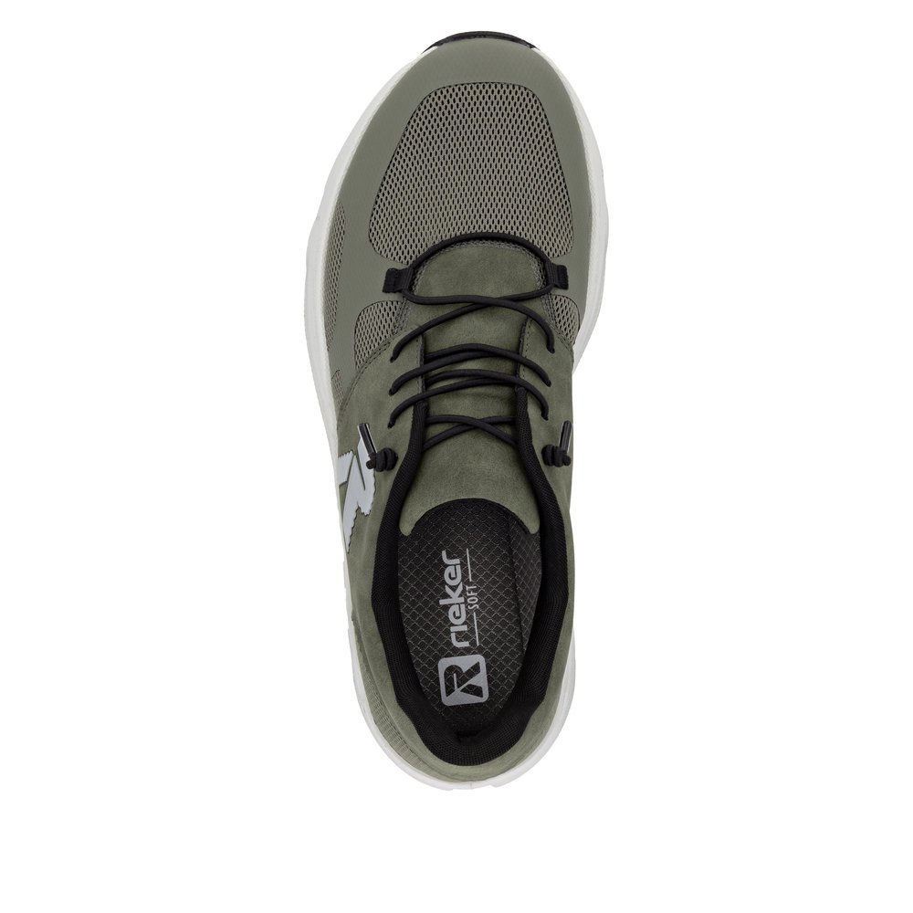 Rieker U3500-54 Anatomic Leather Sneaker Khaki