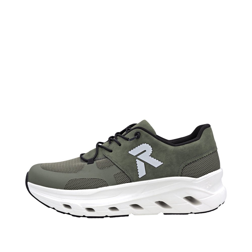Rieker U3500-54 Anatomic Leather Sneaker Khaki