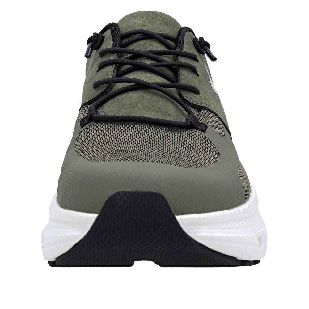 Rieker U3500-54 Anatomic Leather Sneaker Khaki