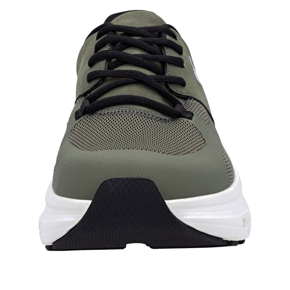 Rieker U3500-54 Anatomic Leather Sneaker Khaki