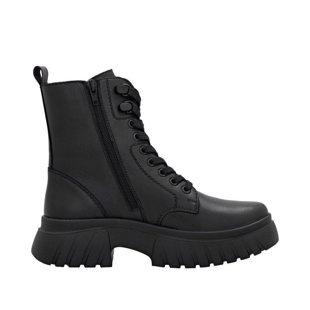 Rieker W1870-02 Leather Anatomic Boot Black Rieker W1870-02 Leather Anatomic Boot Black