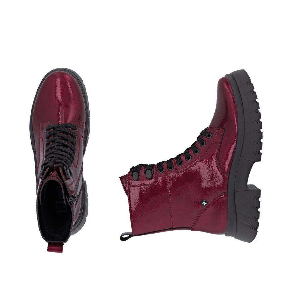 Rieker W1870-35 Women's Anatomic Ankle Boots Burgundy Rieker W1870-35 Women's Anatomic Ankle Boots Burgundy