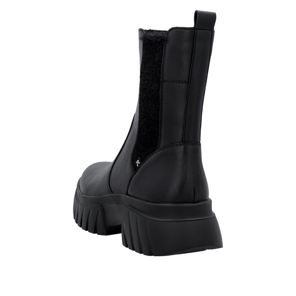 Rieker W1876-00 Anatomic Leather Boot Black Rieker W1876-00 Anatomic Leather Boot Black