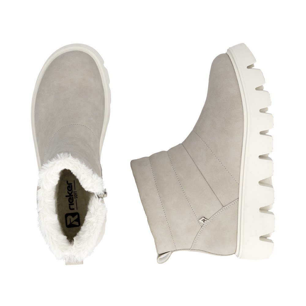 Rieker W2070-62 Women's Anatomical Boot Ivory