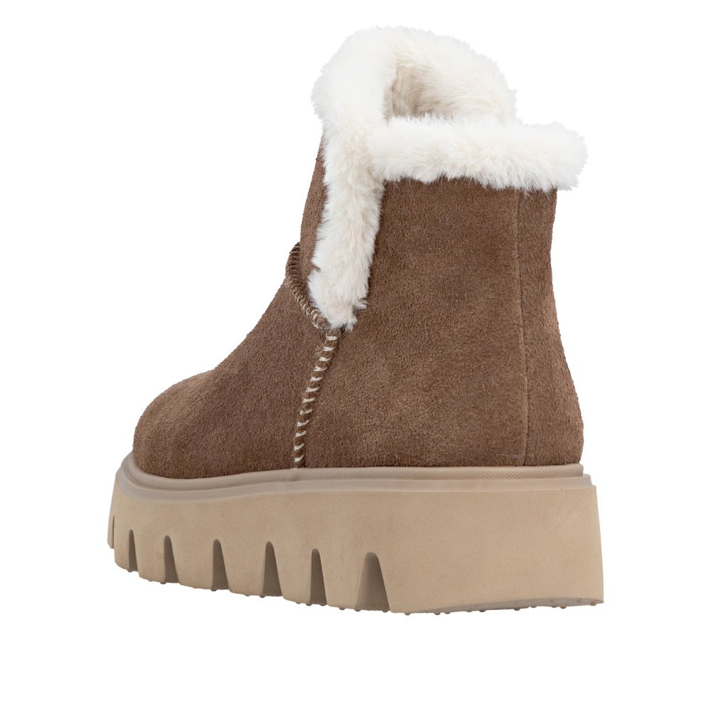 Rieker W2071-20 Anatomic Leather Boot Brown