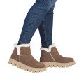Rieker W2071-20 Anatomic Leather Boot Brown
