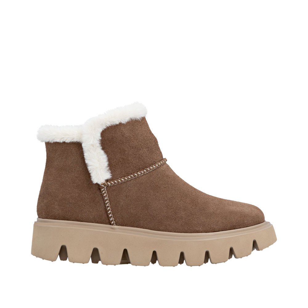 Rieker W2071-20 Anatomic Leather Boot Brown