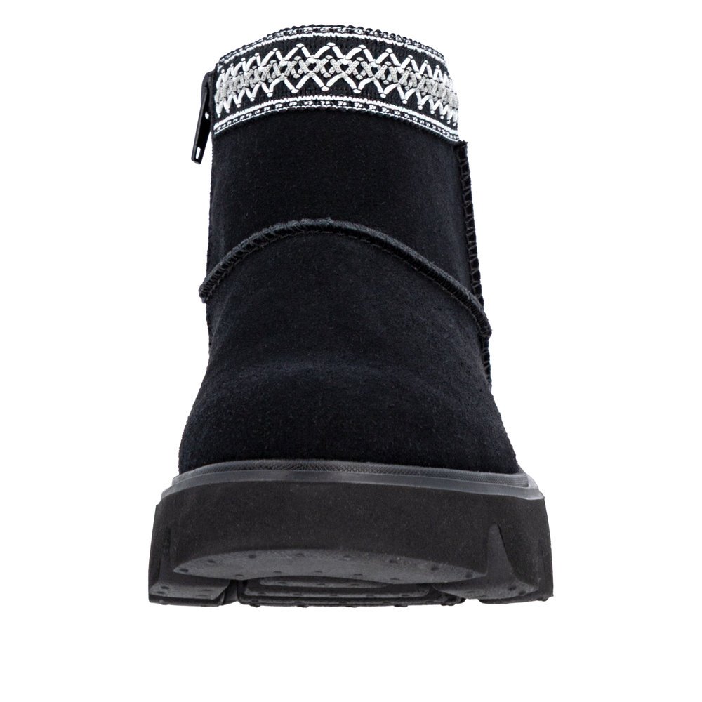 Rieker W2074-00 Anatomic Leather Boot Black