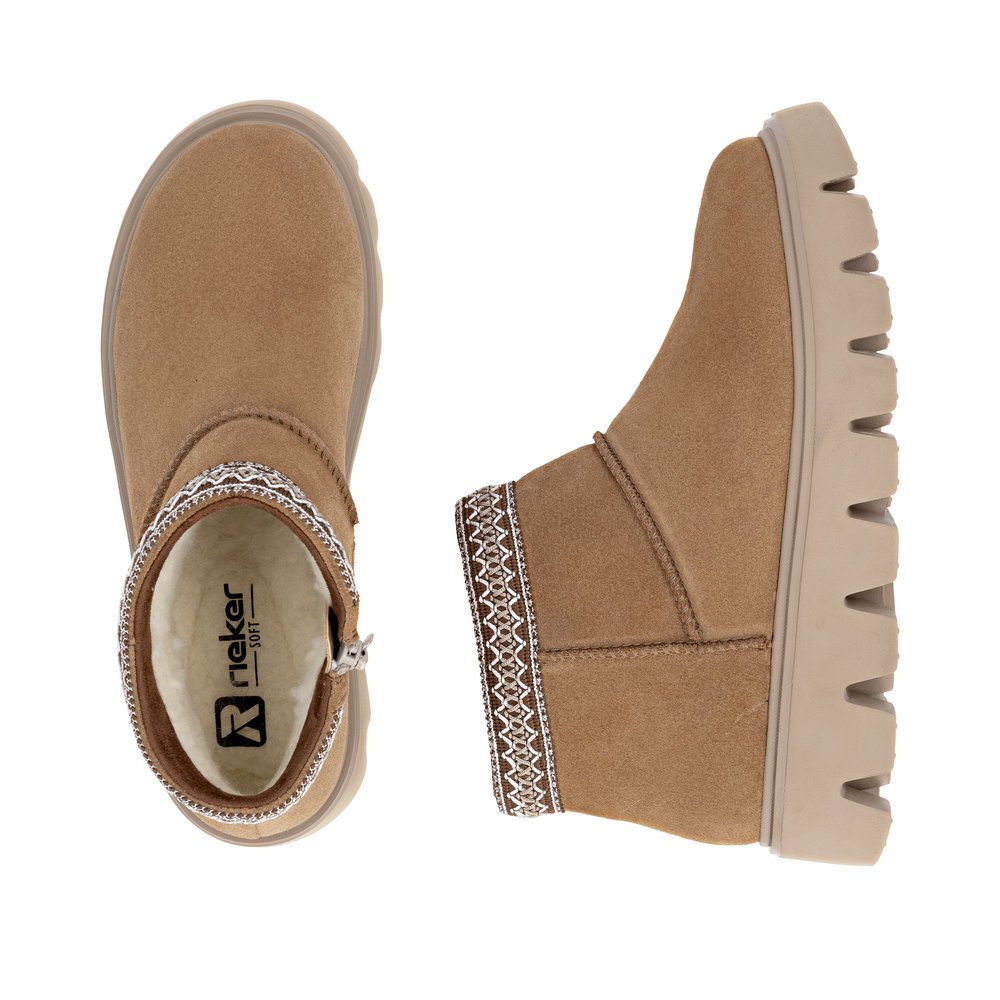 Rieker W2074-24 Women's Anatomic Boot Tan Rieker W2074-24 Women's Anatomic Boot Tan