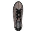 Rieker W2601-91 Ανατομικά Δερμάτινα Sneaker Μπρονζέ