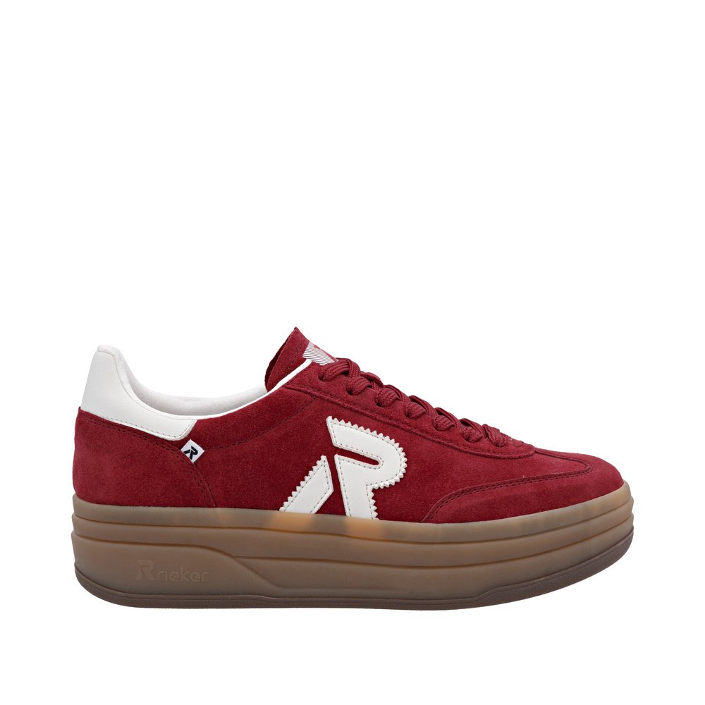Rieker W3700-35 Γυναικείο Δερμάτινο Sneaker Κόκκινο Rieker W3700-35 Γυναικείο Δερμάτινο Sneaker Κόκκινο