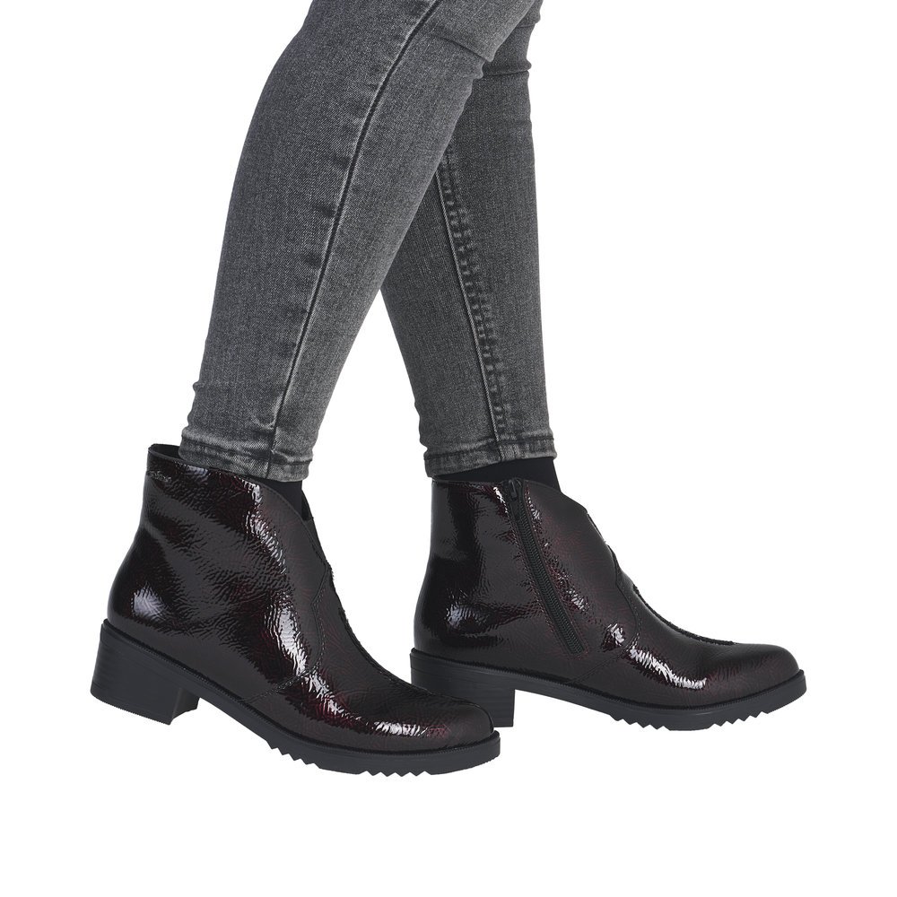Rieker Y0553-35 Women's Anatomic Boot Burgundy Rieker Y0553-35 Women's Anatomic Boot Burgundy