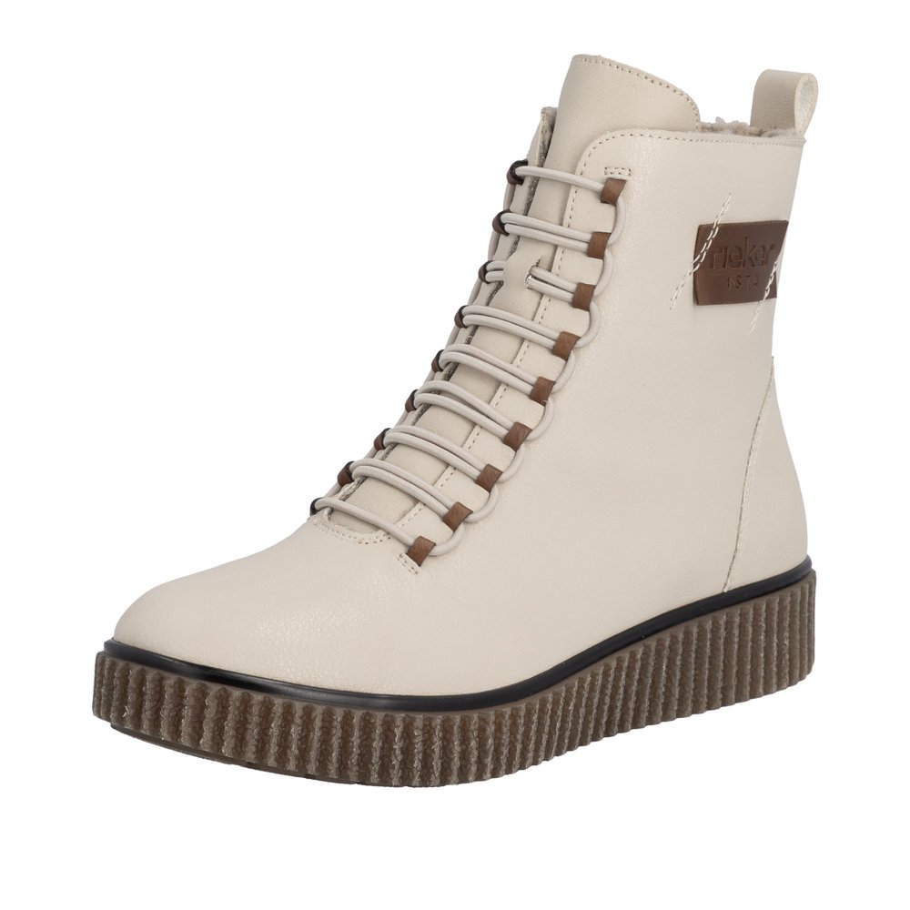 Rieker Y4352-60 Anatomic Leather Boot Beige