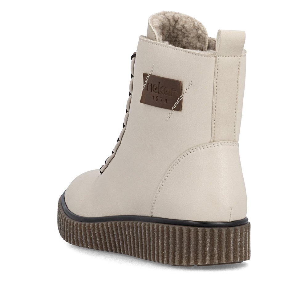 Rieker Y4352-60 Anatomic Leather Boot Beige