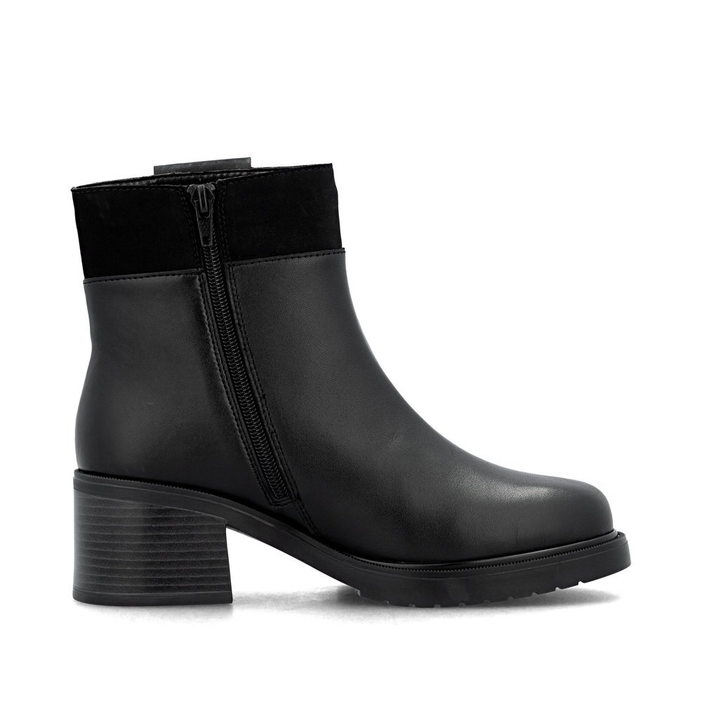 Rieker Y5253-00 Anatomic Leather Boot Black