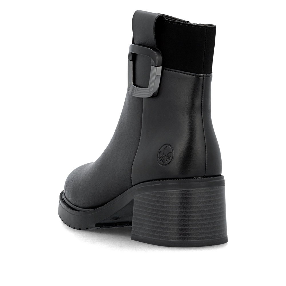 Rieker Y5253-00 Anatomic Leather Boot Black