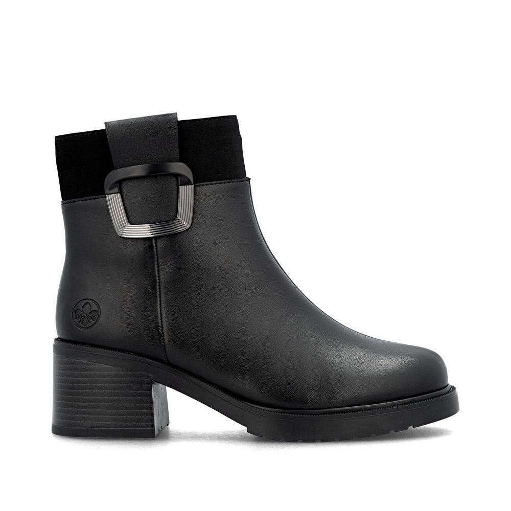 Rieker Y5253-00 Anatomic Leather Boot Black