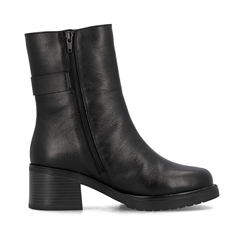 Rieker Y5258-00 Anatomic Leather Boot Black