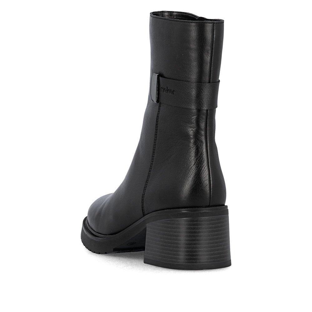 Rieker Y5258-00 Anatomic Leather Boot Black