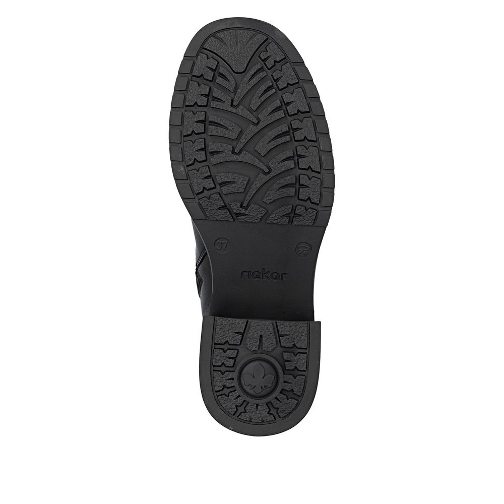 Rieker Y5258-00 Anatomic Leather Boot Black