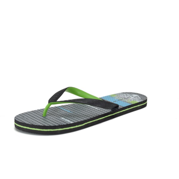 Runners 22072-01 Slipper Black Grey Runners 22072-01 Slipper Black Grey