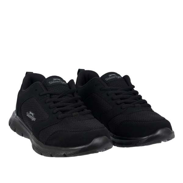 Slazenger Force Mesh Trainers 121479-40 Athletic Black Slazenger Force Mesh Trainers 121479-40 Athletic Black