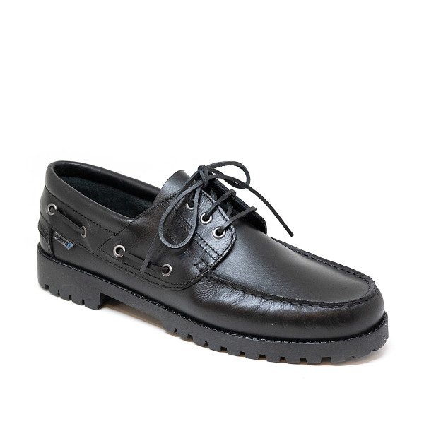 Storm ST0150-01 Leather Boat Shoes Black Storm ST0150-01 Leather Boat Shoes Black