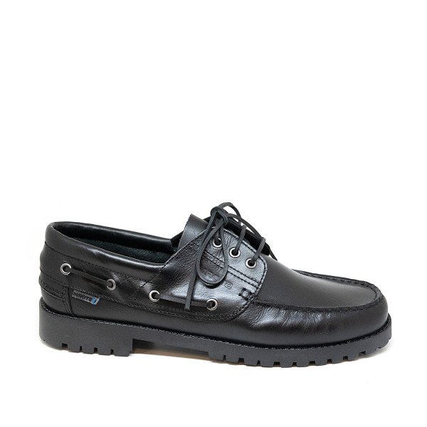 Storm ST0150-01 Leather Boat Shoes Black Storm ST0150-01 Leather Boat Shoes Black