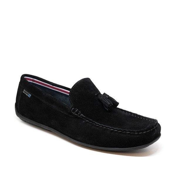 Storm ST1356-01 Leather Moccasin Black Storm ST1356-01 Leather Moccasin Black