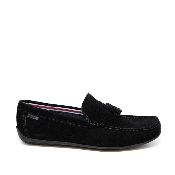 Storm ST1356-01 Leather Moccasin Black Storm ST1356-01 Leather Moccasin Black