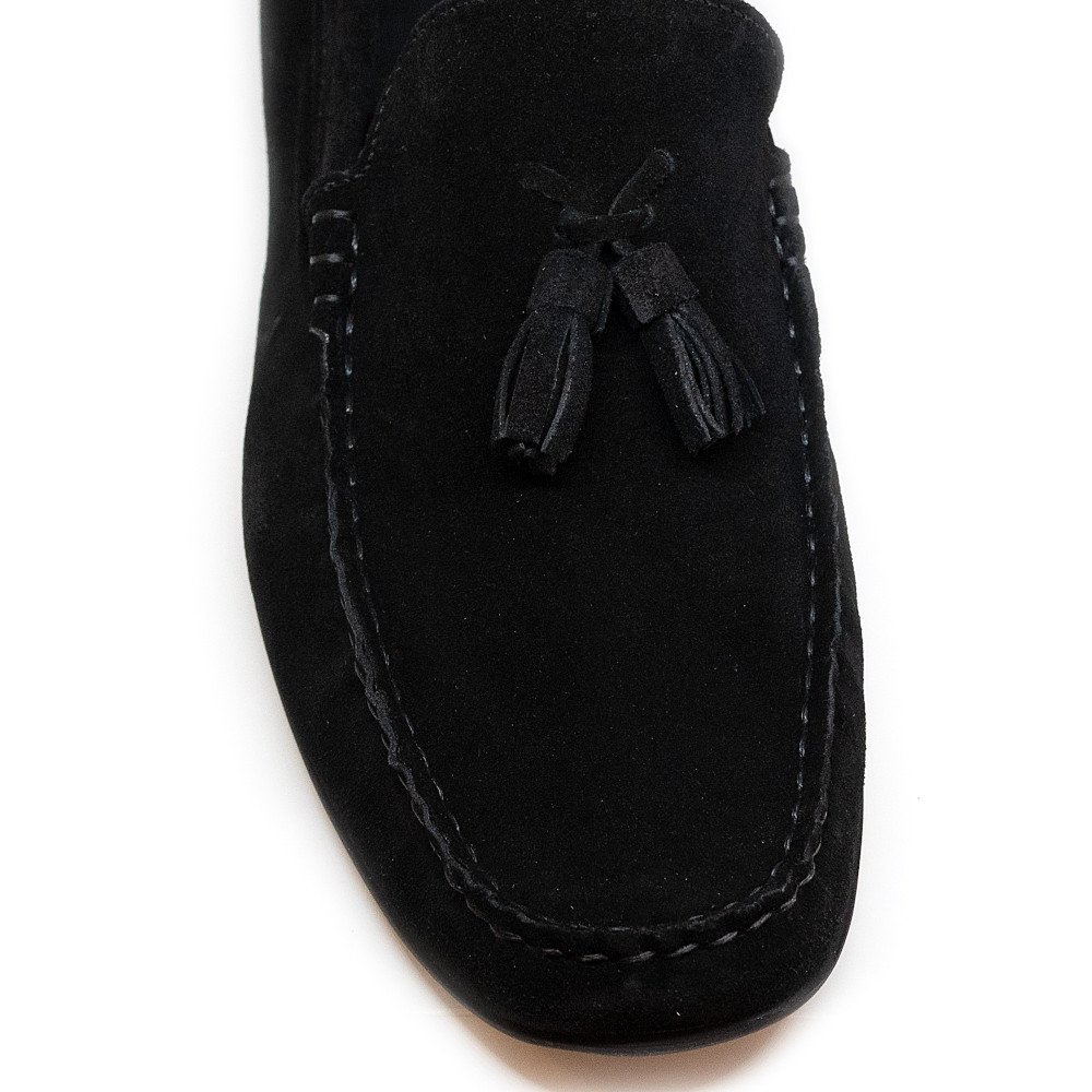 Storm ST1356-01 Leather Moccasin Black Storm ST1356-01 Leather Moccasin Black