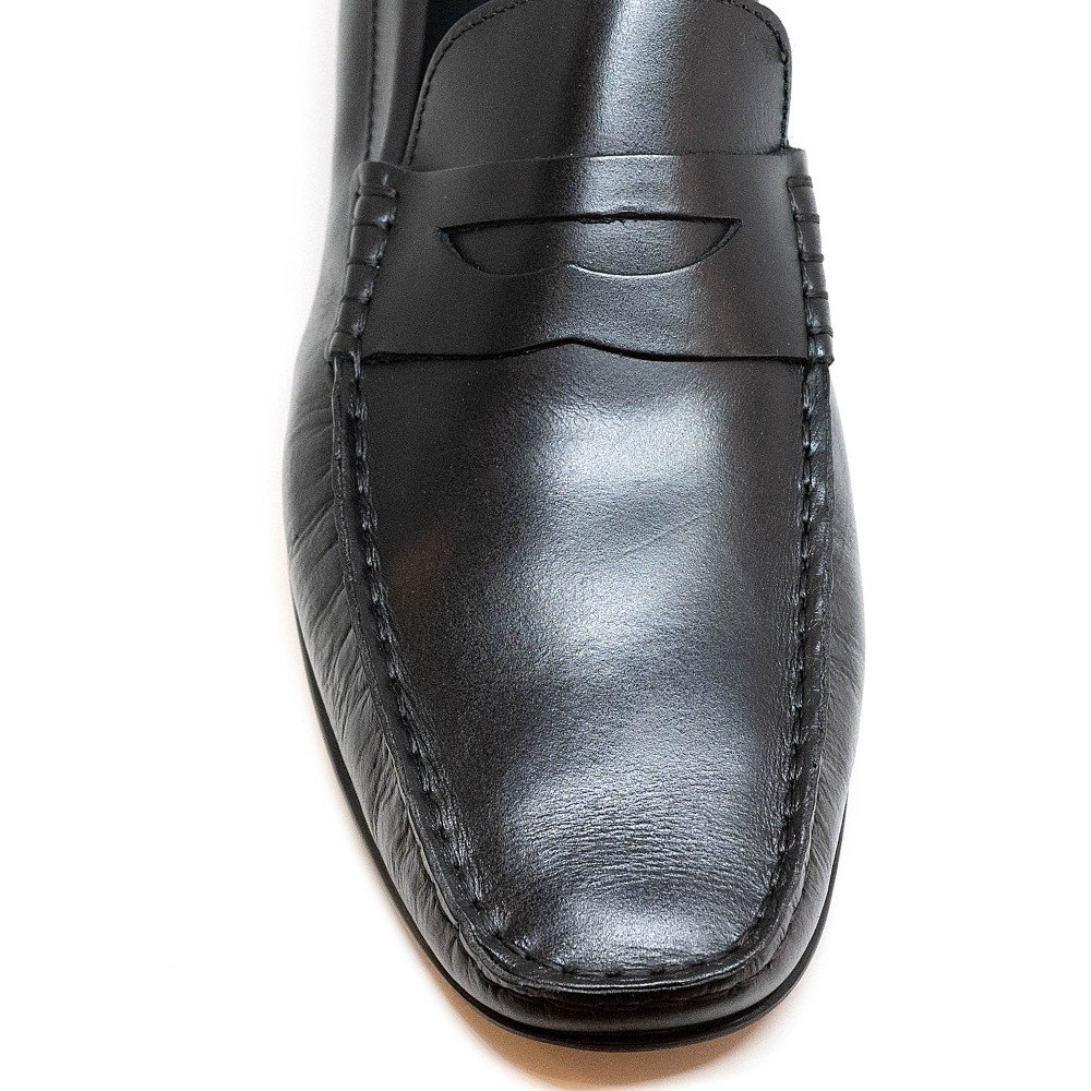 Storm ST1359-0΄1 Leather Moccasin Black Storm ST1359-0΄1 Leather Moccasin Black