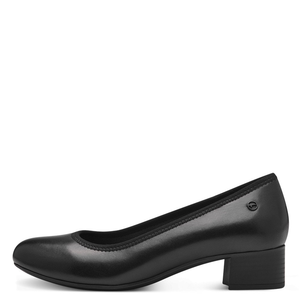 Tamaris 52300-43-001 Anatomical Leather Pump Black 5cm Tamaris 52300-43-001 Anatomical Leather Pump Black 5cm