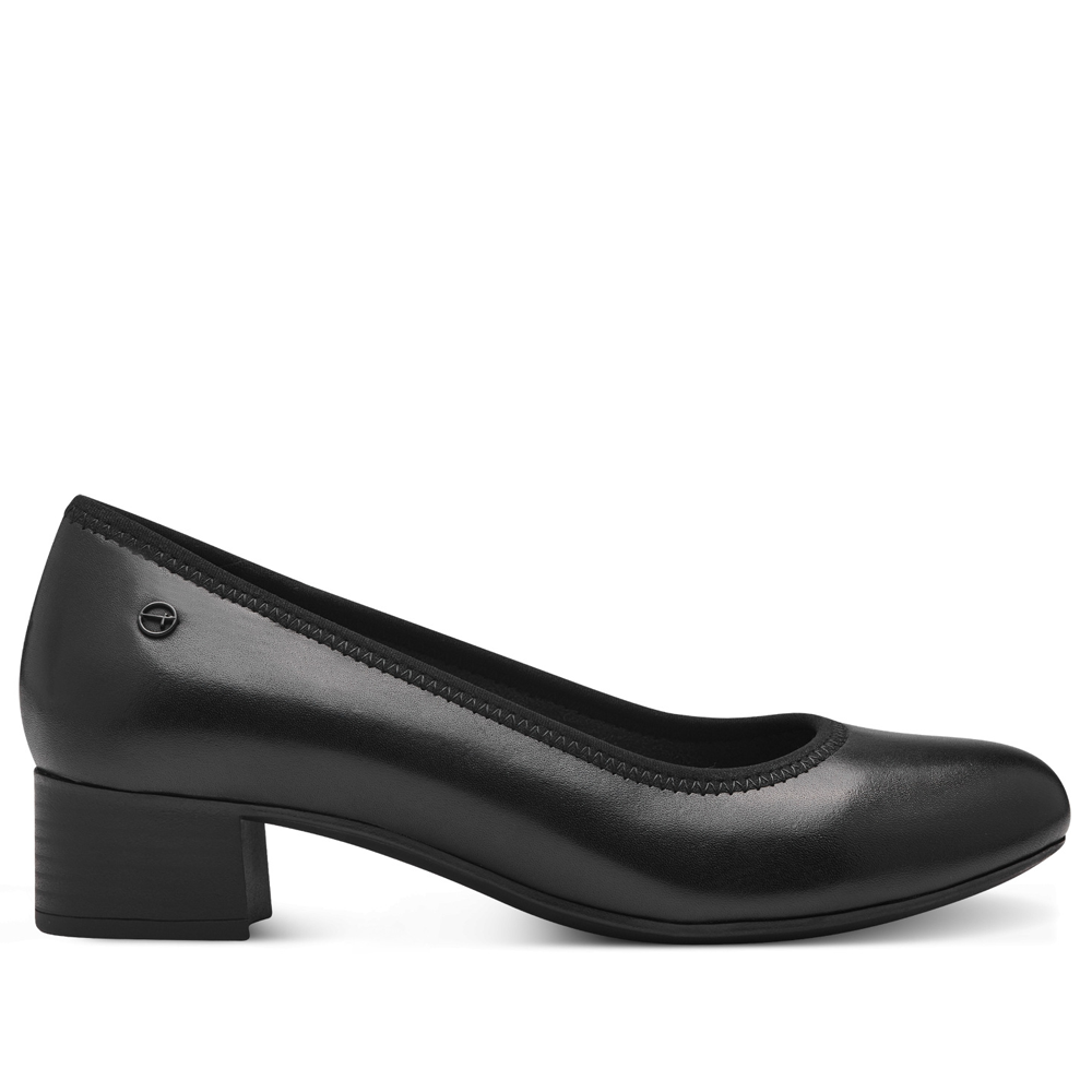 Tamaris 52300-43-001 Anatomical Leather Pump Black 5cm Tamaris 52300-43-001 Anatomical Leather Pump Black 5cm