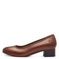 Tamaris 52300-43-305 Anatomical Leather Pump Tan 5cm Tamaris 52300-43-305 Anatomical Leather Pump Tan 5cm