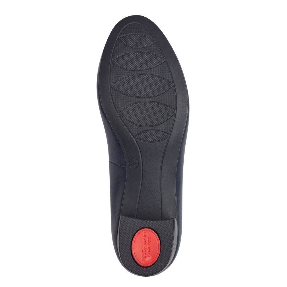 Tamaris 52300-43-805 Anatomical Leather Pump Blue 5cm Tamaris 52300-43-805 Anatomical Leather Pump Blue 5cm